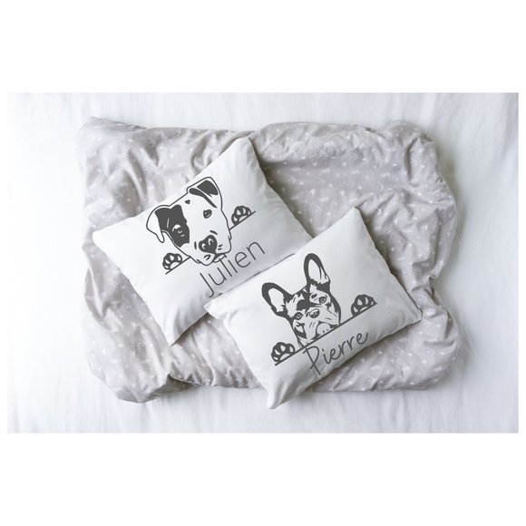 Customized Dog Pillow Case, Personalized - Picture 2 of 6